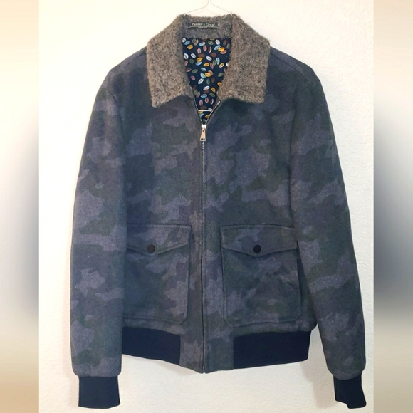 Paisley & Gray Other - Paisley & Gray | Mens zip up Slim fit wool jacket